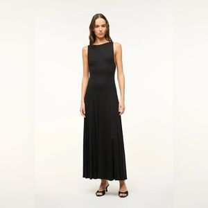 STAUD GRAMERCY DRESS BLACK size Extra Small (XS)
